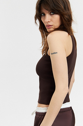 Майка в рубчик 