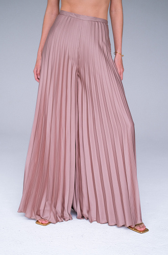 Брюки гофре бежевые