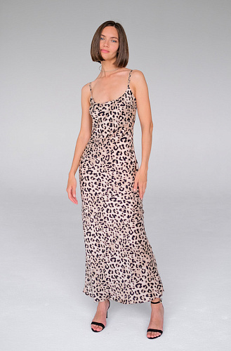 Платье комбинация длинная лео