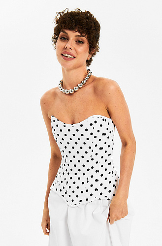 Корсет в горох