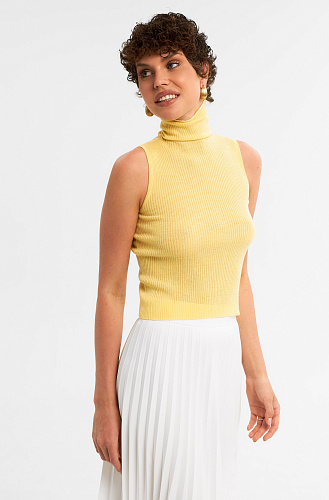 Топ с высоким воротом