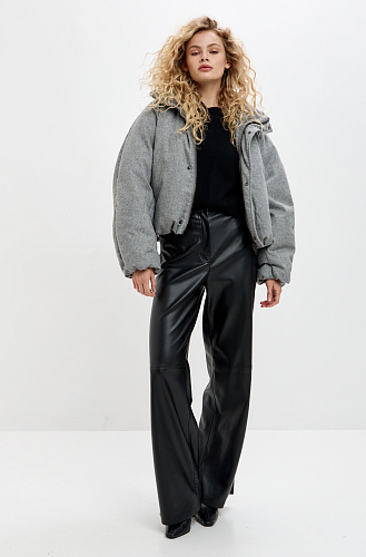  Пуховик из шерсти