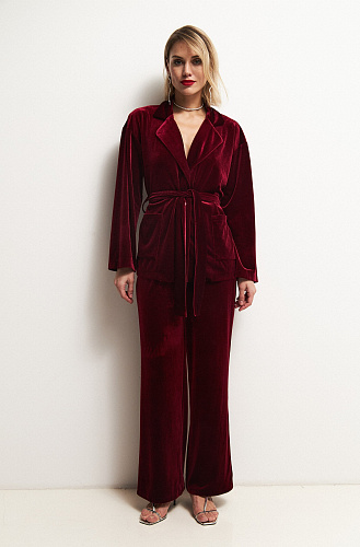 Жакет бархатный