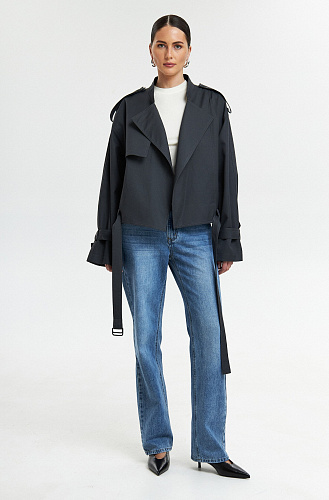 Укороченный тренч 